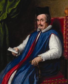 《教宗英诺森十世侍臣克里斯托福罗·塞尼蒙席肖像》