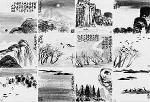 宝龙美术馆首次向公众展出齐白石《咫尺天涯——山水册》