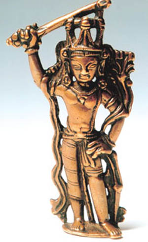 图一 立姿文殊菩萨像 高15cm 8-9世纪国外私人藏