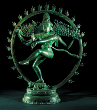 《湿婆（舞之神）》，南印度朱罗王朝。图片：?大英博物馆