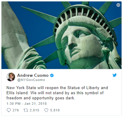 ؽͼͼƬvia Twitter @NY Gov Cuomo