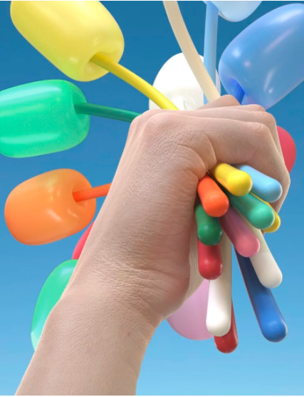 杰夫·昆斯,《郁金香花束》,2016。图片:© Jeff Koons, courtesy Noirmont art production
