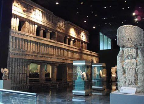 ▲ 墨西哥国立人类学博物馆，玛雅文明展厅，图片来源：Mexicowoods