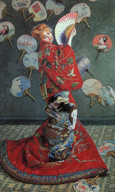 Claude Monet， Camille Monet in Japanese Costume （1876）