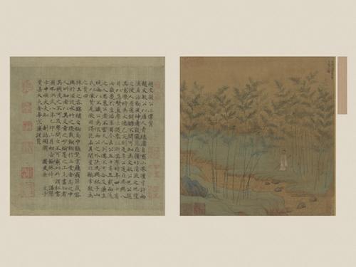 赵孟頫自写小像册页。图片来源:故宫博物院网站