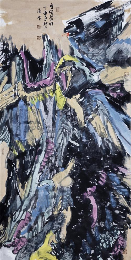 《胡杨系列》136×68cm