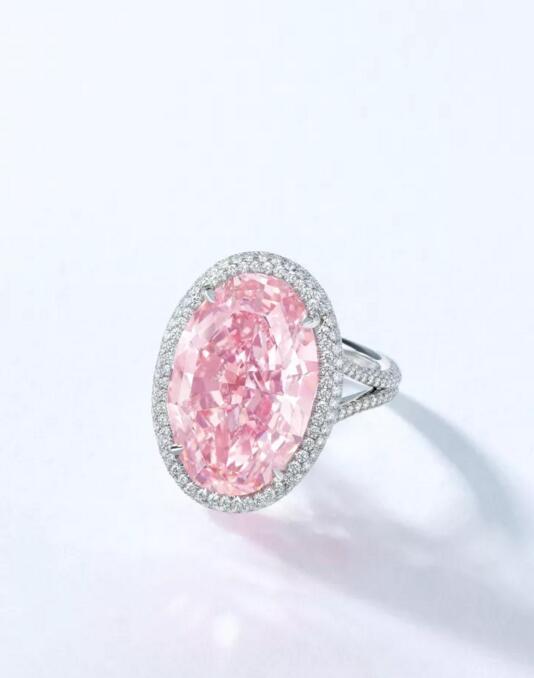THE PINK PROMISE — 14.93克拉鲜彩粉红色VVS1 （TYPE IIA） 钻石戒指