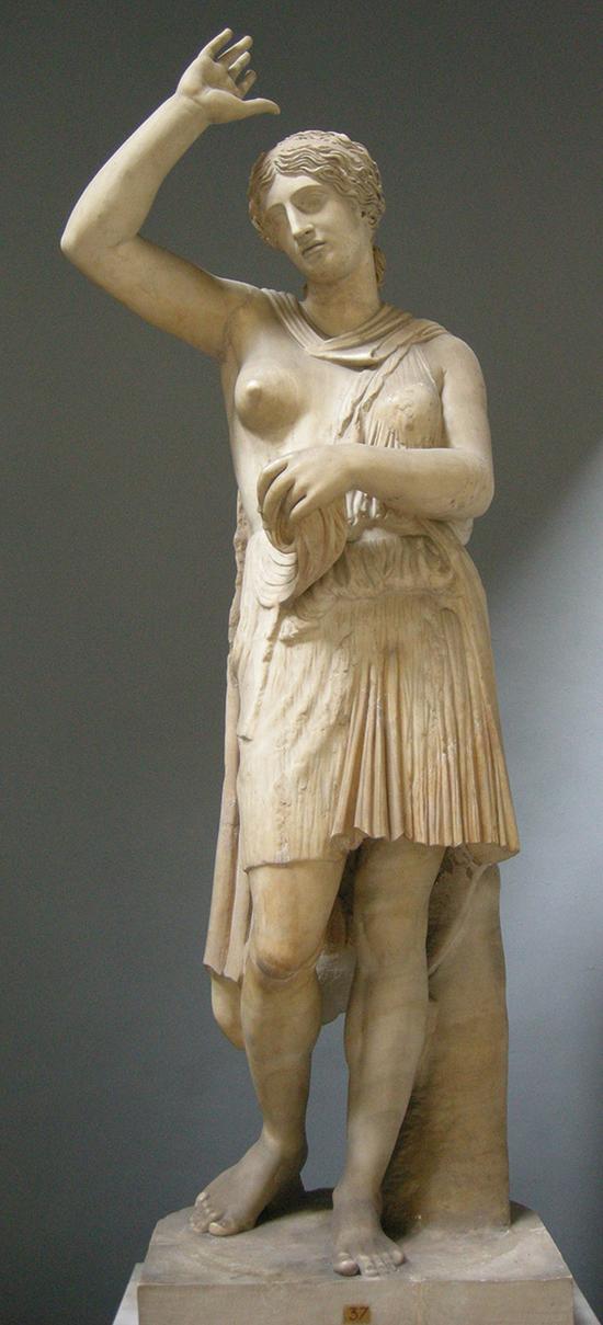 《受伤的亚马逊女战士(wounded amazon,前430年,大理石,高200厘米