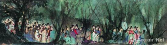 傅抱石 《丽人行》 1078万元 中国嘉德1996年秋拍