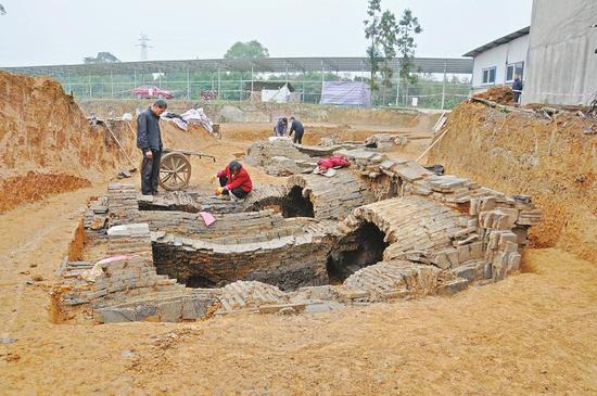 高氏宋墓群发掘现场。 成都市文物考古工作队供图