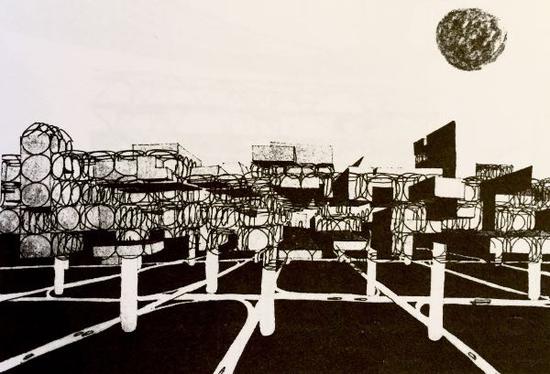 基于移动建筑理论的“空中城市” ?Yona Friedman