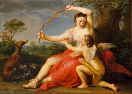 Pompeo Batoni Diane et l‘Amour