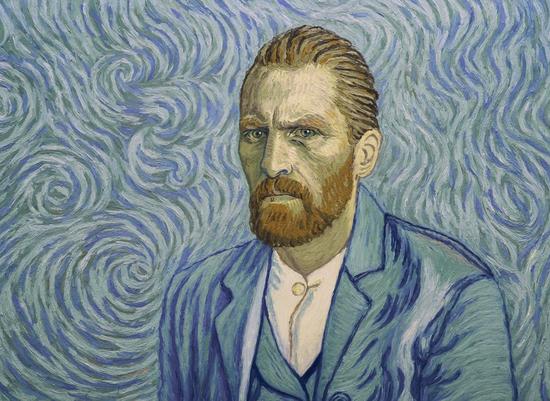由Robert Gulaczyk扮演的梵高。图片:Courtesy Good Deed Entertainment and Loving Vincent