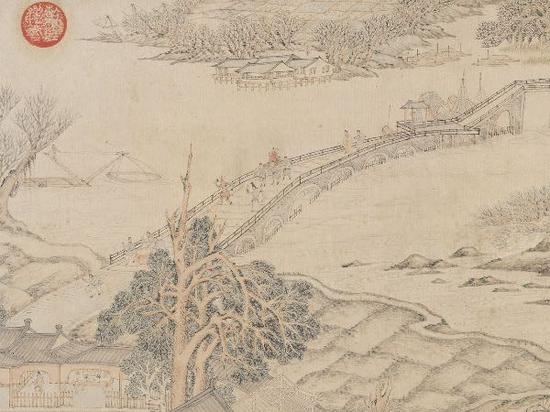 明 吴彬 岁华纪胜图 册 大傩