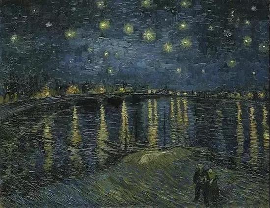 罗纳河上的星夜