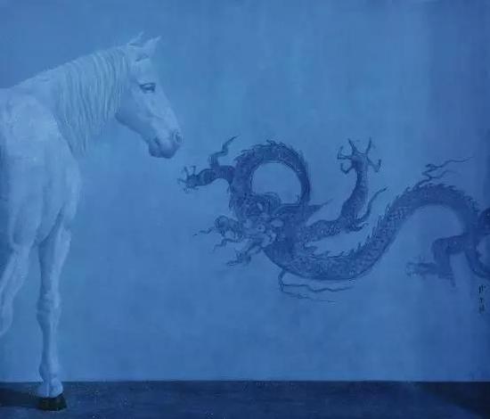 徐累 2009年作 龙壁 166×143cm