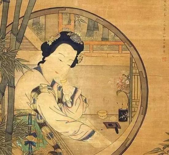 董小宛《仿六如居士笔意》局部