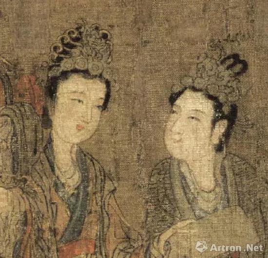 五代 阮郜 《阆苑女仙图》(局部)