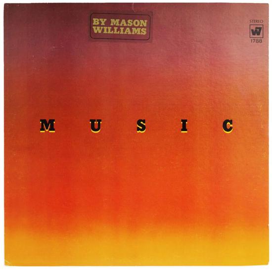 埃德·拉斯查（Ed Ruscha），《Music by Mason Williams》（1969）。图片：Courtesy of Fraenkel Gallery， San Francisco