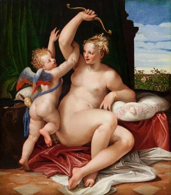 Paolo Veronese Venus Disarming Cupid