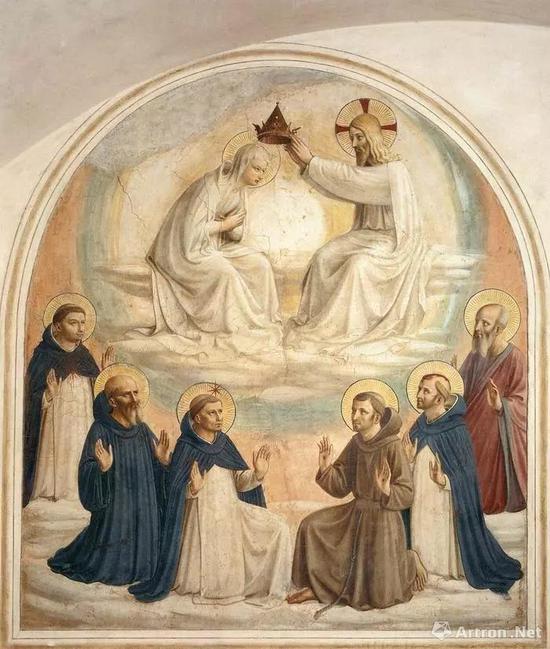 “圣母加冕”1440-42 171 x 151cm