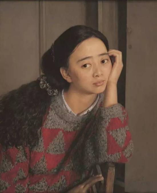 杨飞云蓦然60cm×50cm 1991年