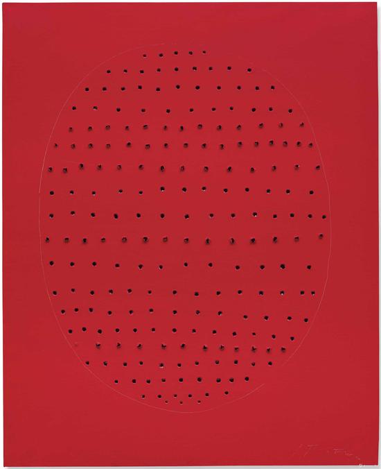 Lucio Fontana (卢奇欧·封塔纳) 《Concetto spaziale》 89.675万英镑