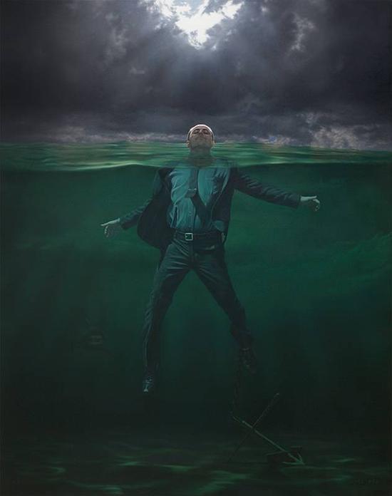 SEE ME 2015, Oil on canvas, 61 x 77cm