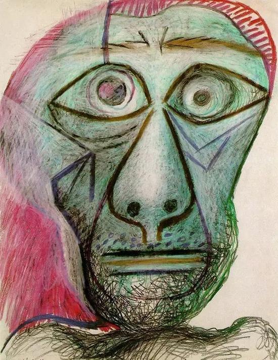 Pablo Picasso‘s Last Self-Portrait （1972）