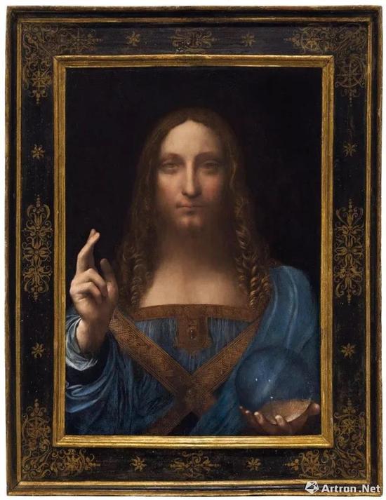 莱昂纳多·达·芬奇《救世主》，成交价：450,312,500美元