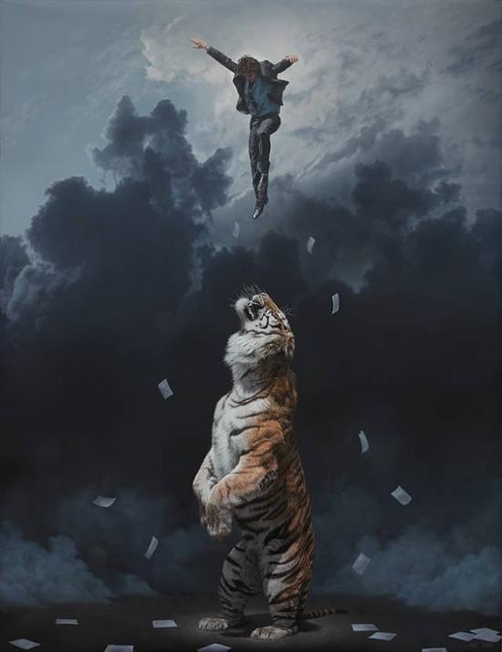 ELEVATION 2014, Oil on canvas, 70 x 91cm