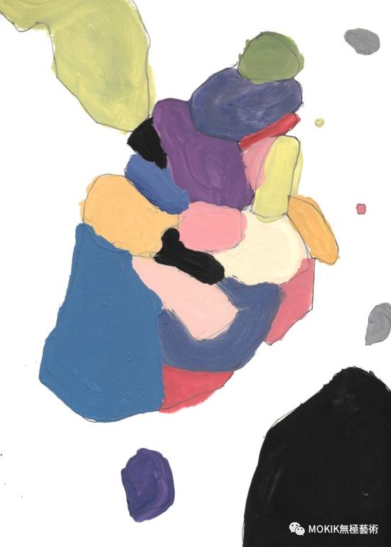 颜色石头/ColorStones 40*30cm 纸上马克笔，丙烯|MarkPen， Propylene on Paper 2016