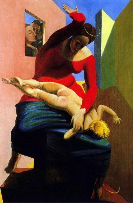 Max Ernst La Vierge corrigeant l‘enfant Jésus devant trois témoins
