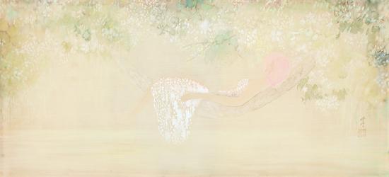 少女的夏天 杨缨 绢本设色 50X100cm 2007