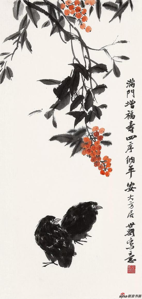 平安图 68x34cm