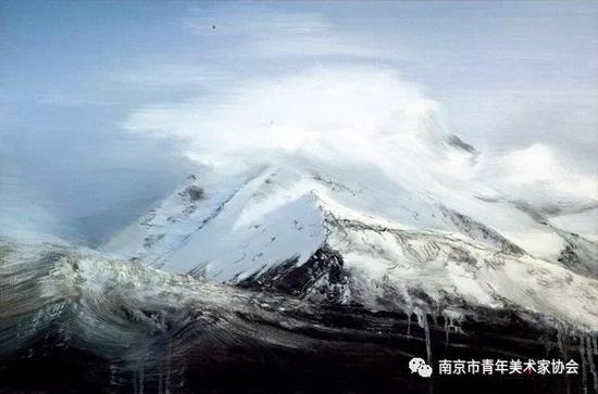 唐明丽 流岚的呼唤 60cm×90cm 油画 2013年