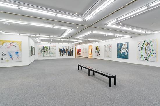 “郑皓中：日照朱家角”展览现场图