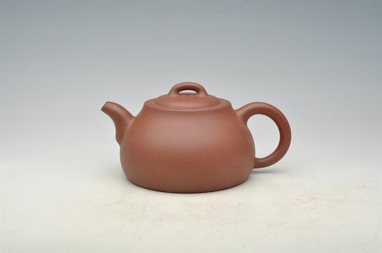  天承壶 紫泥调砂 2013 500ml 艺术家张海平作品