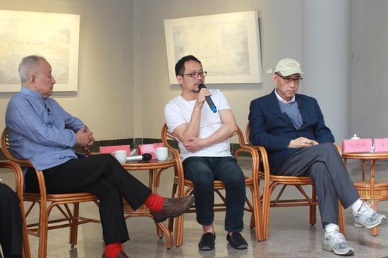 中国艺术研究院中国画院副院长、艺术家桑火尧发言