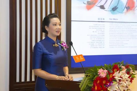 永新华韵文化产业有限公司总裁张坤兰致辞