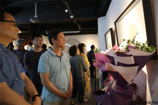 吴国平老师现场观展