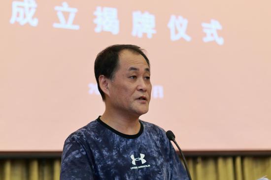 中国国家画院美术研究院常务副院长高天民致辞（摄影：武广宇）