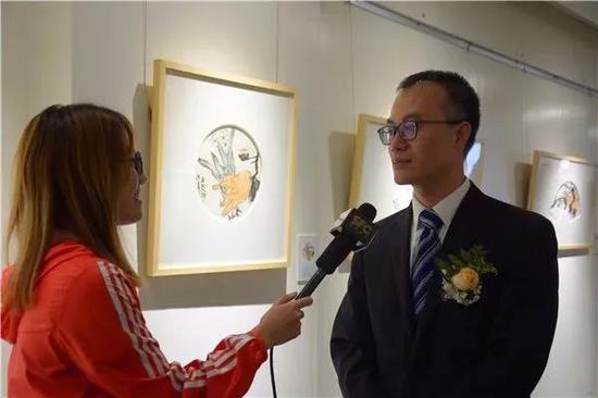 主办方代表陈仲儒先生接受媒体采访