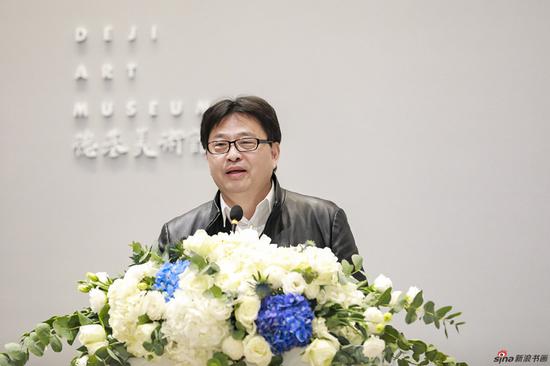 南京艺术学院院长刘伟冬在开幕式上致辞