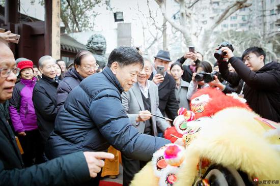 陈家泠佛教艺术馆正式开馆。