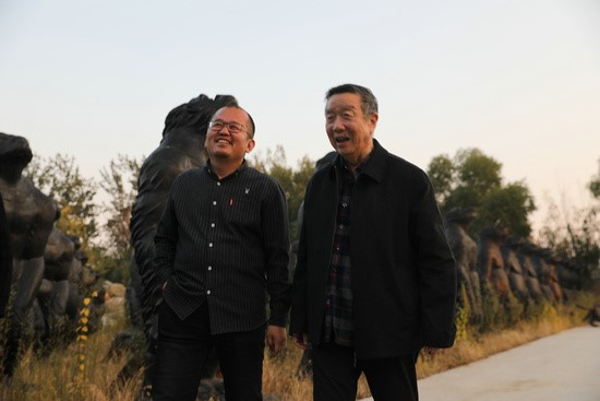 中瑞友誼劉若望&帕斯卡藝術(shù)交流展開幕(圖2) 原故宮博物院院長鄭欣淼