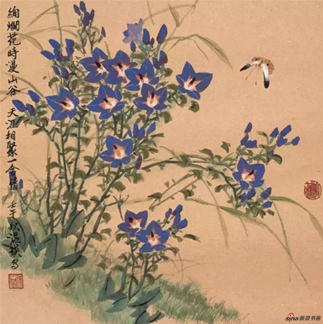 《烂漫花时》68cm×68cm