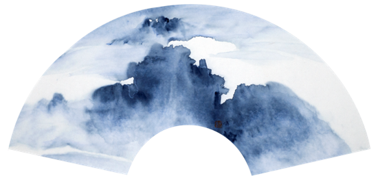 许振,水韵青花作品