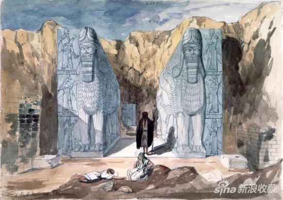 Discovery of Nimrud (图片来自大英博物馆)