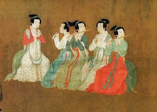 韩熙载夜宴图局部